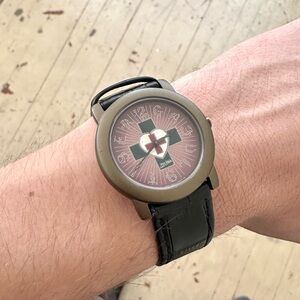 1995 Jean Paul Gaultier Heart and Cross Circuit Watch